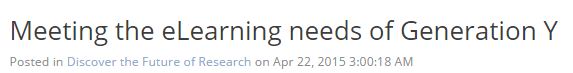 Millennials Blog